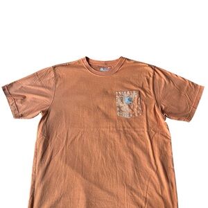 Carthartt Men's Orange Short-Sleeve Pocket T-Shirt